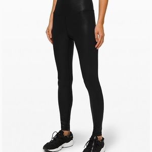 NWT lululemon Wunder Under High Rise Tight Foil